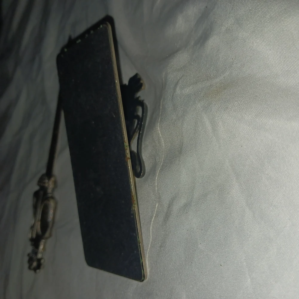 Silver Golf Bag Tie Clip and Pin Set